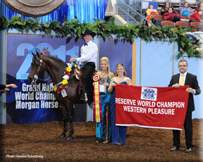 Rick Gervasio & Graywood's Belinda Breeze, 2011 Reserve World Champion Western Pleasure